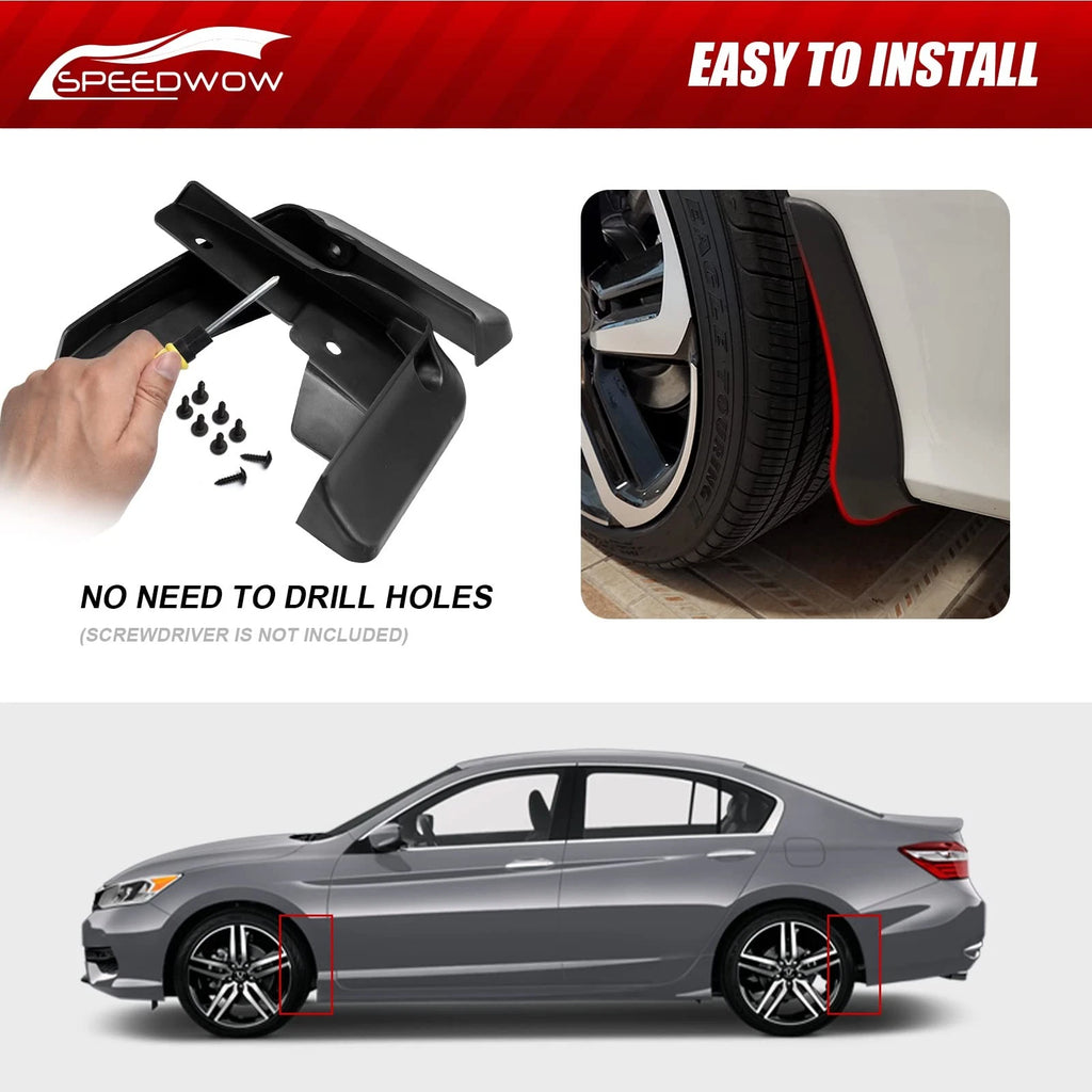 Splash Guards Mud Flaps for Honda Accord (2016-2017)