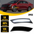 2X White LED Side Marker Lamps Smoked Lens for Cadillac XTS (2013–2017)