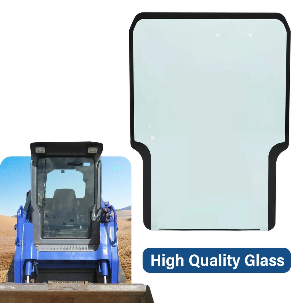 Clear Front Windshield Door Glass for Takeuchi TL8 TL10 TL130 TL150 (#0880865301)