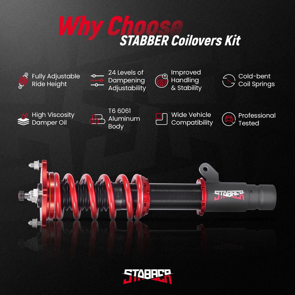 Stabber Racing Coilovers 24 Way Adjustable for Honda Accord (2018–2022)
