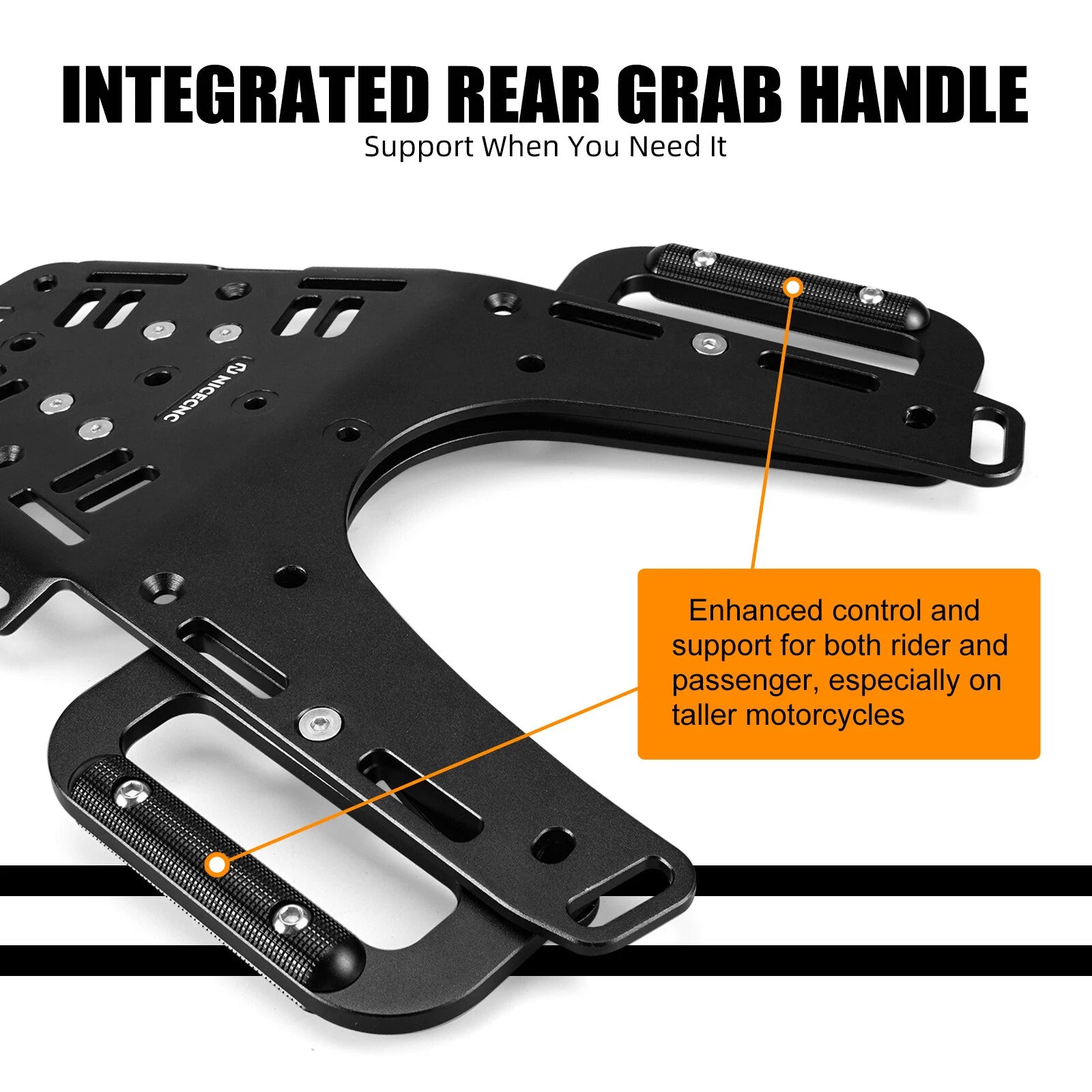 Rear Luggage Carrier Tail Rack Grab Handle for Husqvarna 701 Enduro (2016–2024)