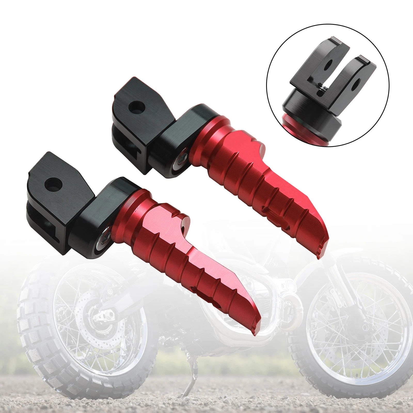 Front Footrests Foot Pegs for Ducati Hypermotard 821/SP 950/SP Monster 821