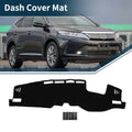 Dashboard Dash Cover Mat for Toyota Harrier (2020–2024) - Black, Set of 1
