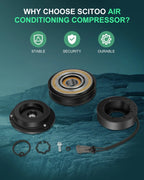 A/C Compressor Clutch Kit Pulley for Chevrolet Silverado 1500 (2003–2013)
