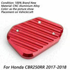 Kickstand Pad Extension Plate for Honda CBR250RR (2017–2018) Red