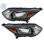 Set of 2 Halogen Headlight Assemblies for Honda HR-V (2016-2018)