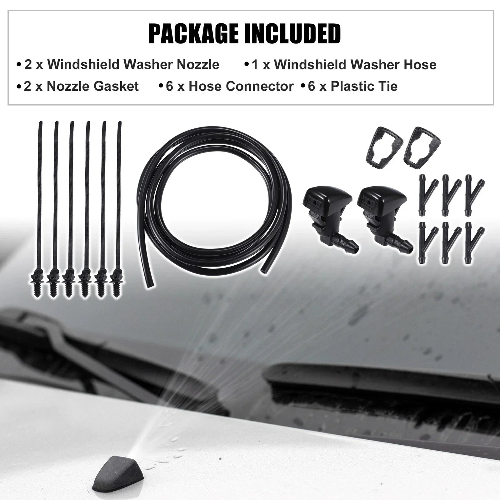 Car Windshield Washer Nozzle Set for Chrysler 300 (2005-2010)