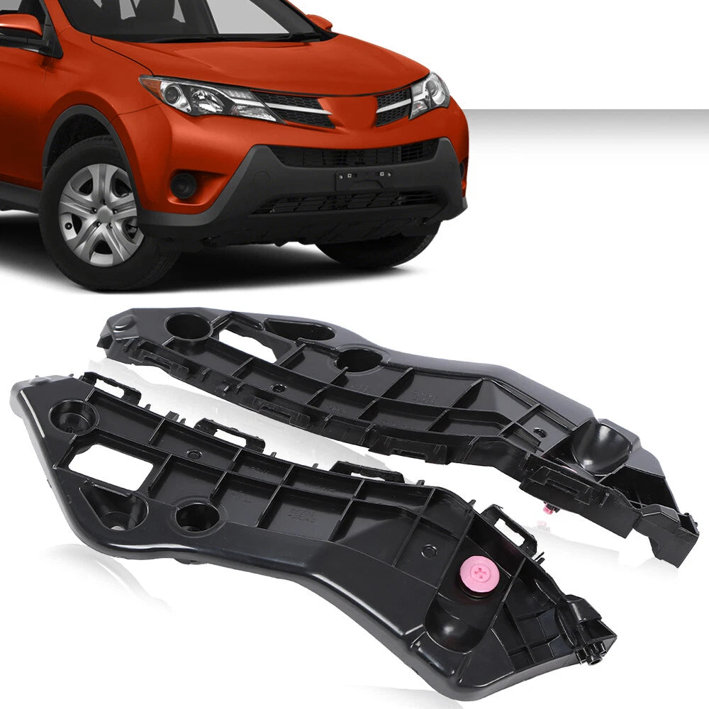 Set of 2 Front Bumper Retainer Brackets for Toyota RAV4 (2013–2015)