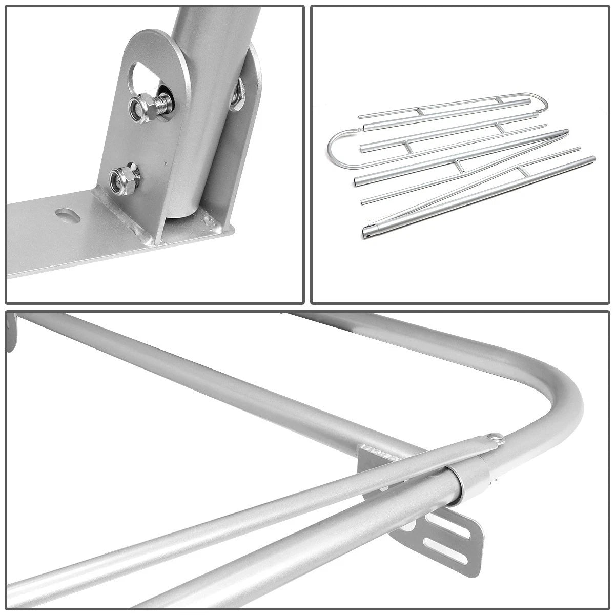 Universal Pickup Truck Ladder Rack for (132"x57"x31.75")