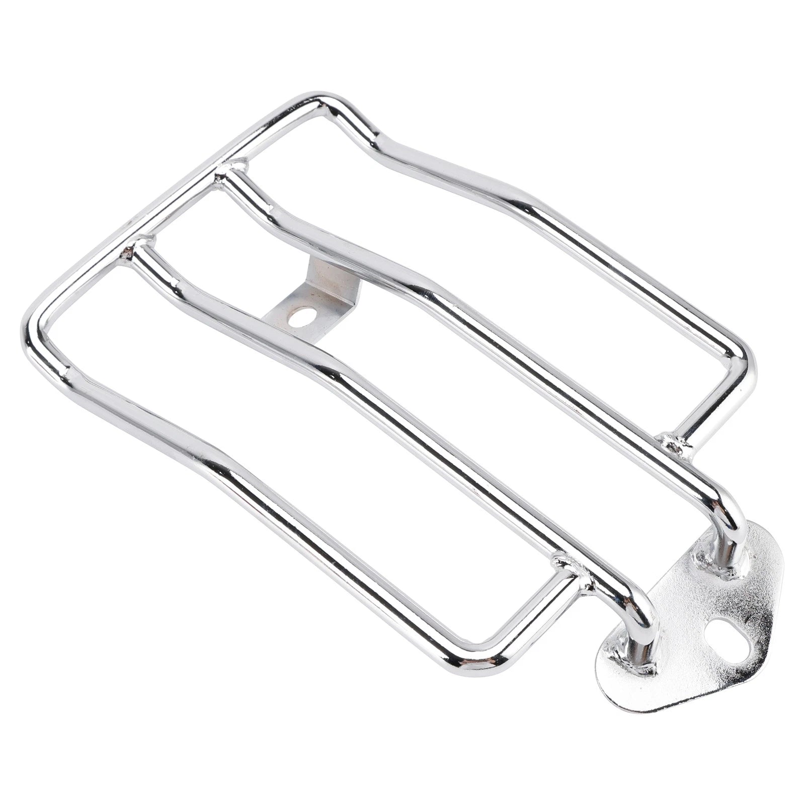Chrome Solo Seat Luggage Rack for Harley Sportster XL 883 1200 (2004–2022)