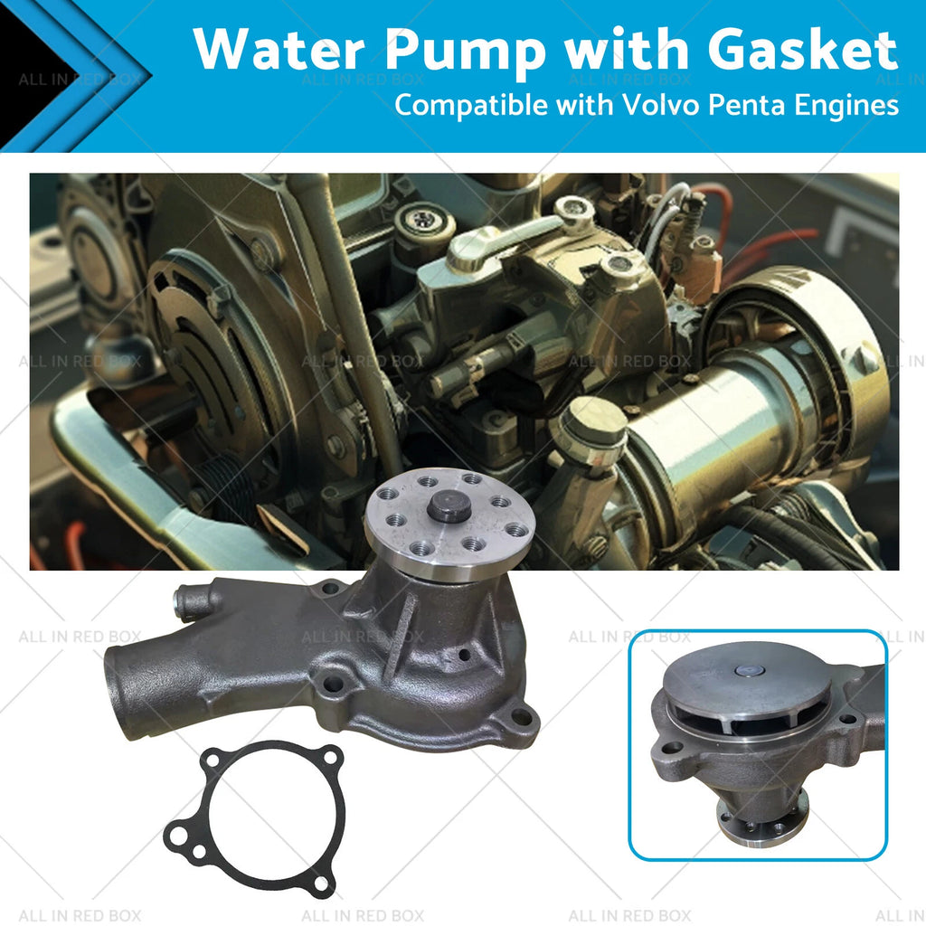 Water Pump with Gasket for Mercruiser Marine (884727, 814755, 2.5)