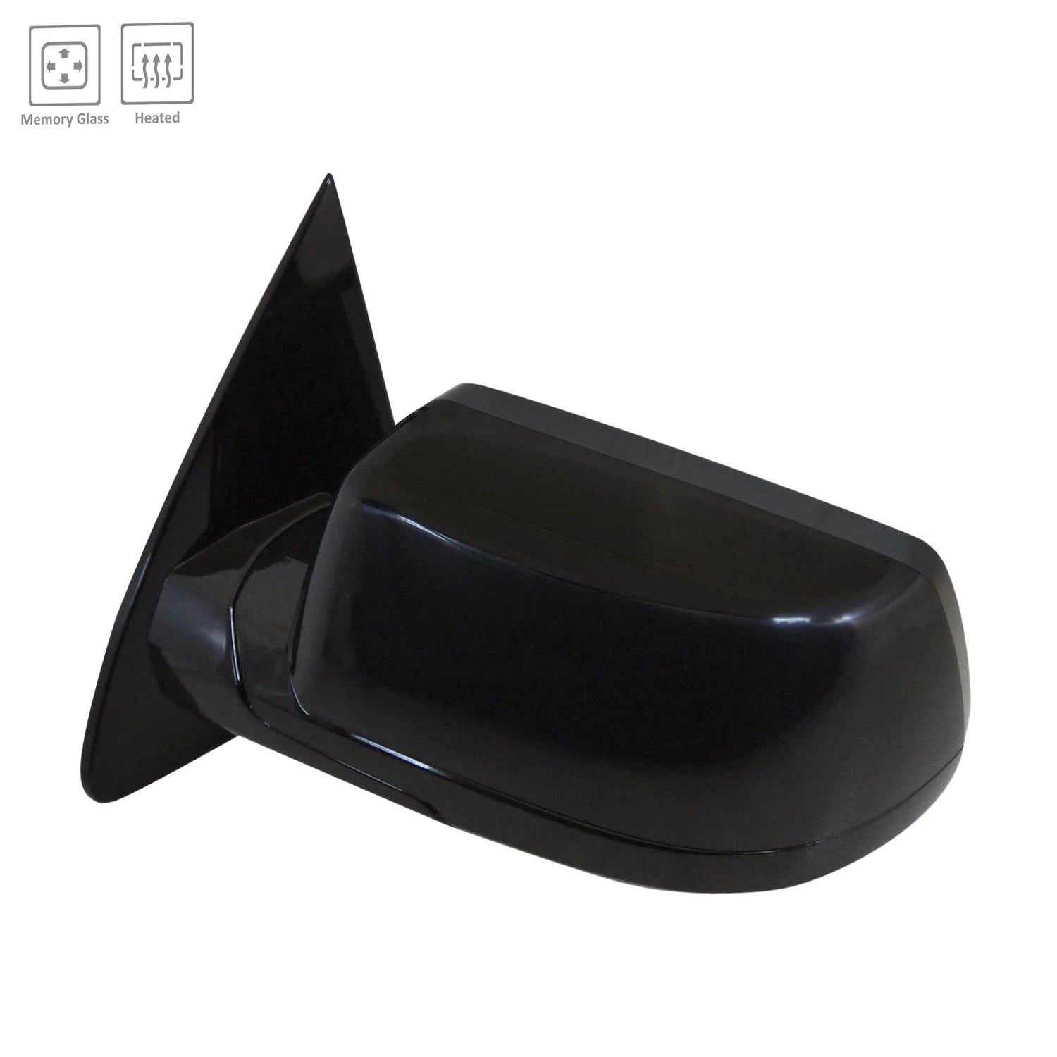 Power Door Mirror Driver Side Replacement Ready to Paint for Compatible Vehicles (2007–2015)
