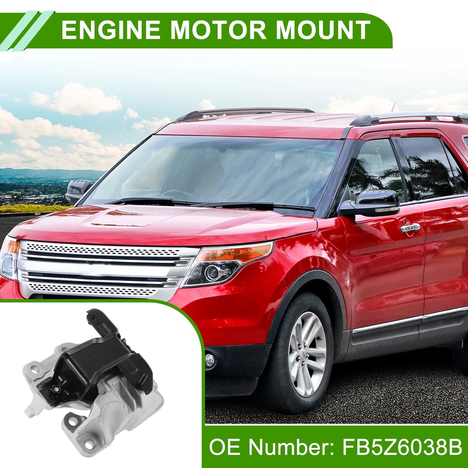 Engine Motor Mount & Transmission Mount for Ford Explorer (2016)