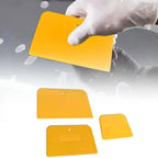 Set of 4 Automotive Sheet Metal Plastic Film Scrapers for Painting Repair