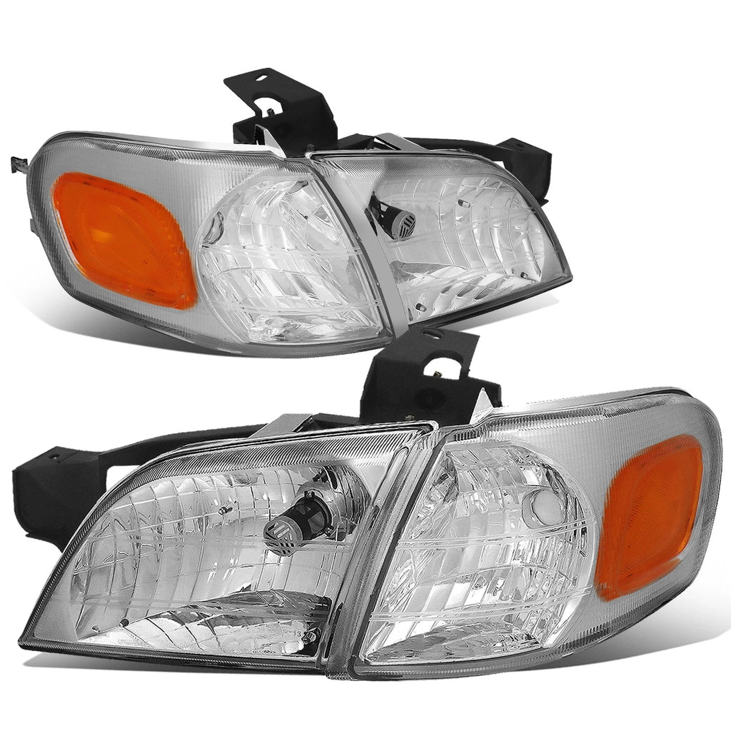 Chrome Headlight + Amber Corner + LED DRL Fog Light Set for Venture/Silhouette (1997–2005)