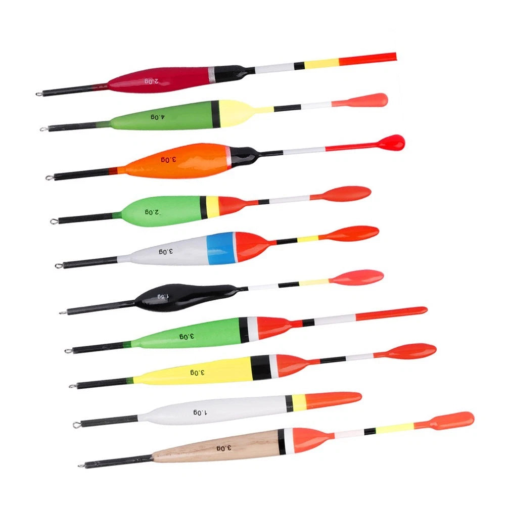 Assorted Balsa Wood Fishing Floats 10-20 Pack for Sea Angling
