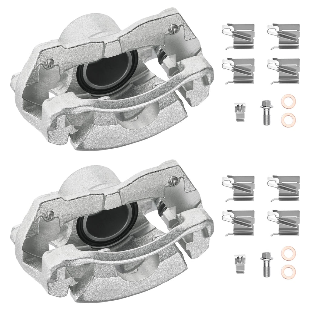 Set of 2 Front Brake Calipers w/ Bracket for Scion xD (2008–2014) 19-B3434 19-B3435