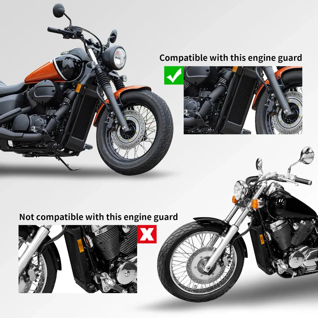 Highway Bar Engine Guard for Honda Shadow Aero Spirit Phantom 750 (2004-2024)