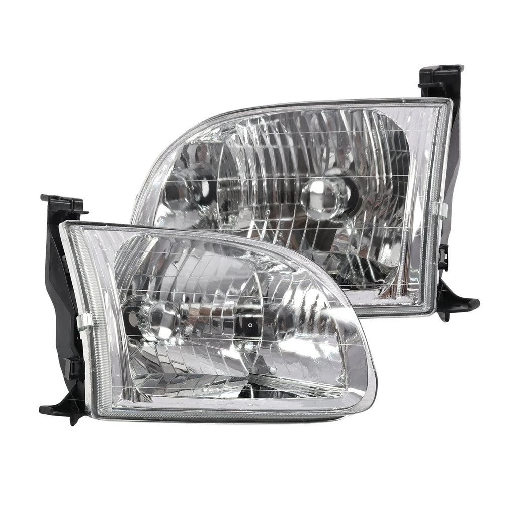 Halogen Headlight Set for Toyota Tundra (2000–2004) LH RH Regular Access Cab