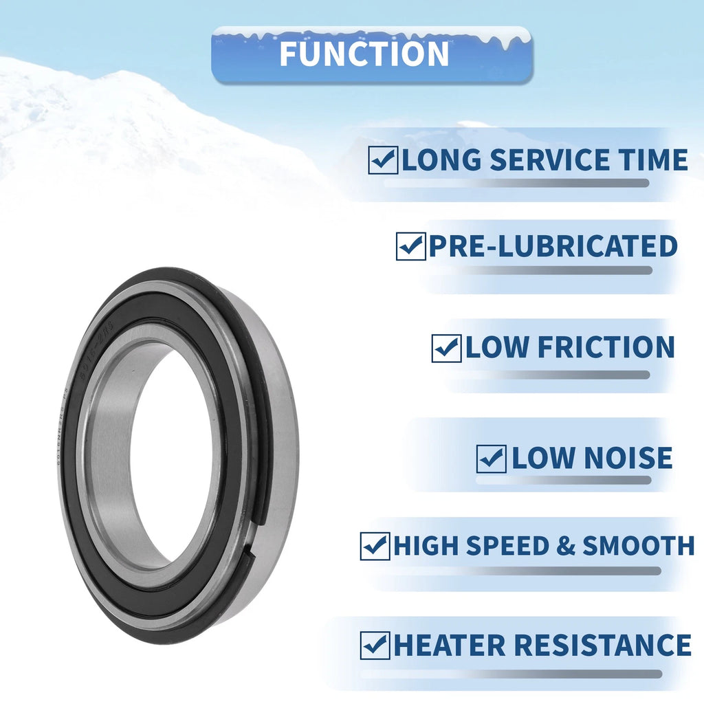 Deep Groove Ball Bearing 6016NR2RS for Scooter Skateboard Wheel (80x125x22mm)