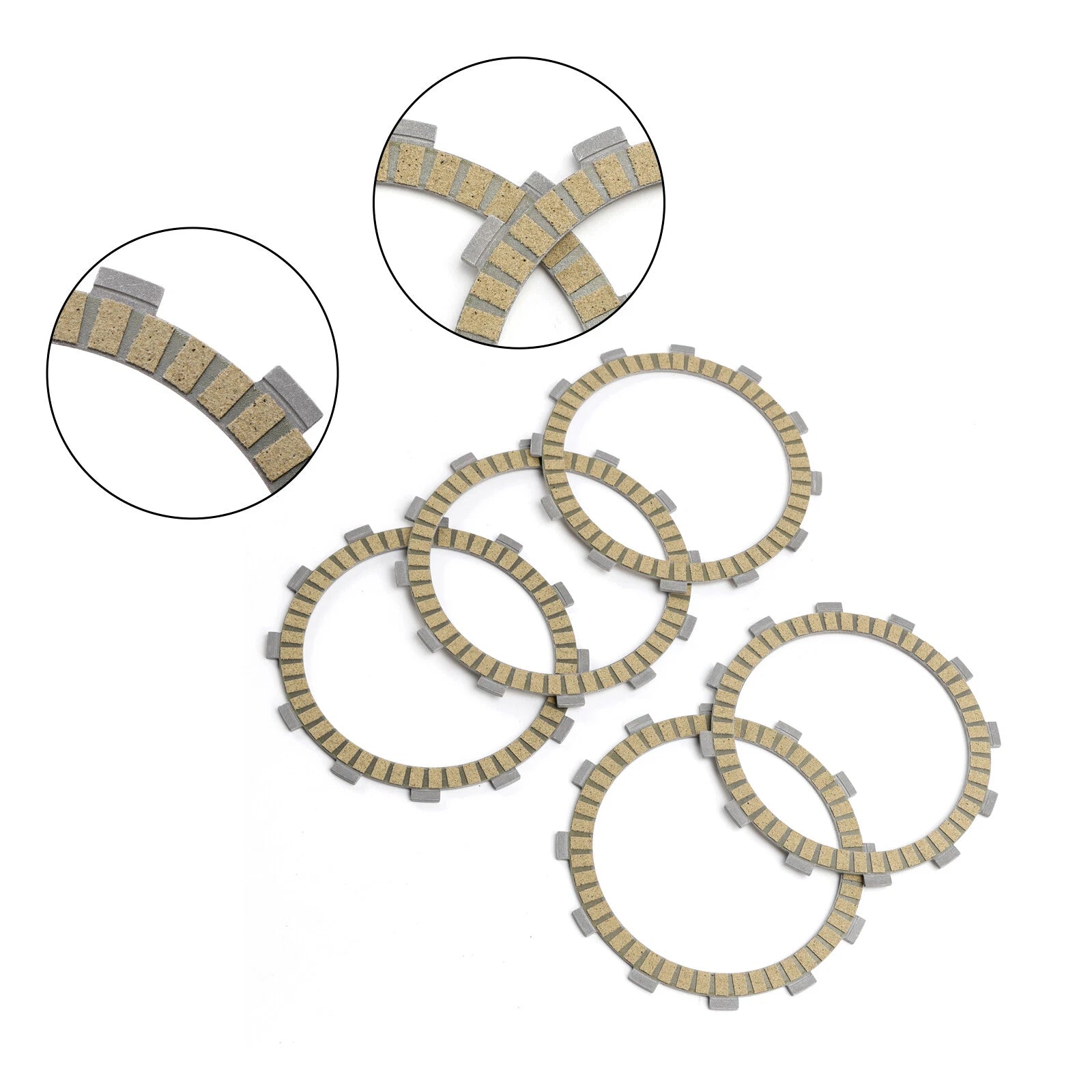 Clutch Friction Plate Kit for Kawasaki EX250 Ninja 250 250R (1988–2007) 13088-1013