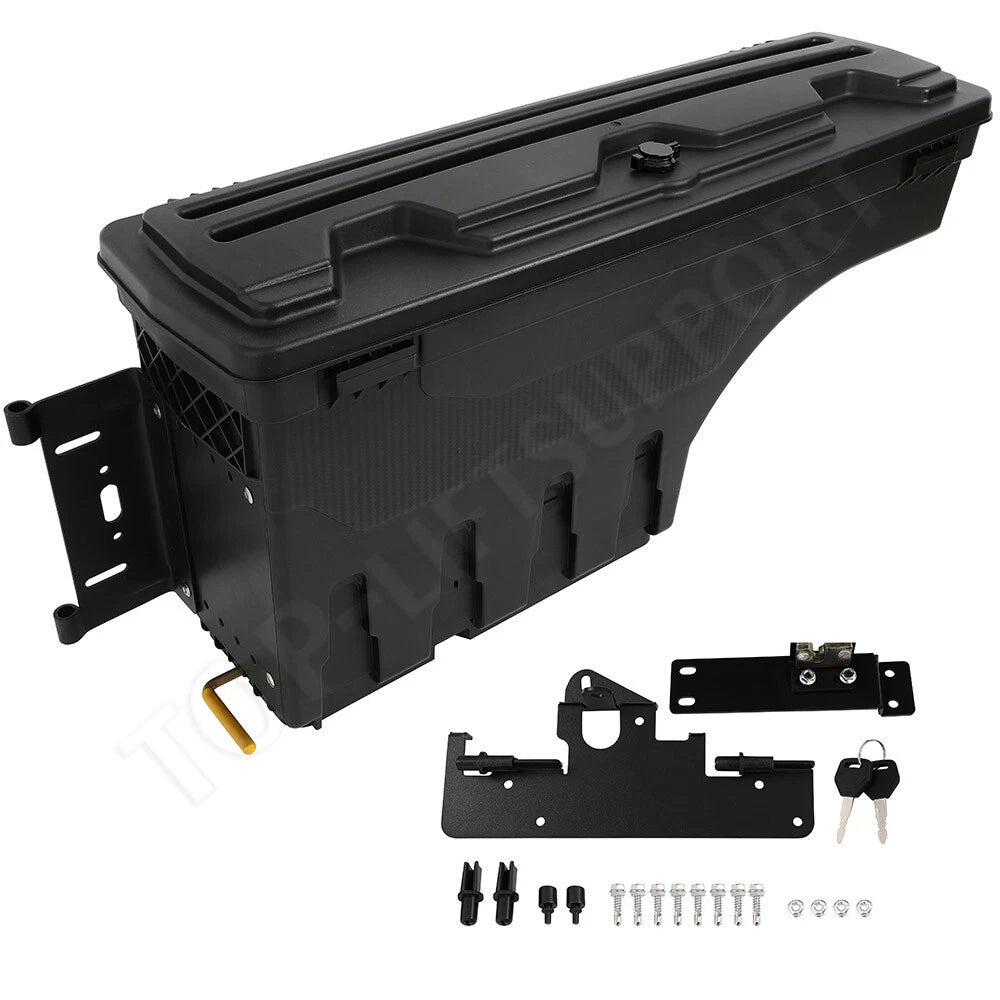 Truck Bed Storage Tool Box for Toyota Tacoma (2005–2022) Left Side with Lock