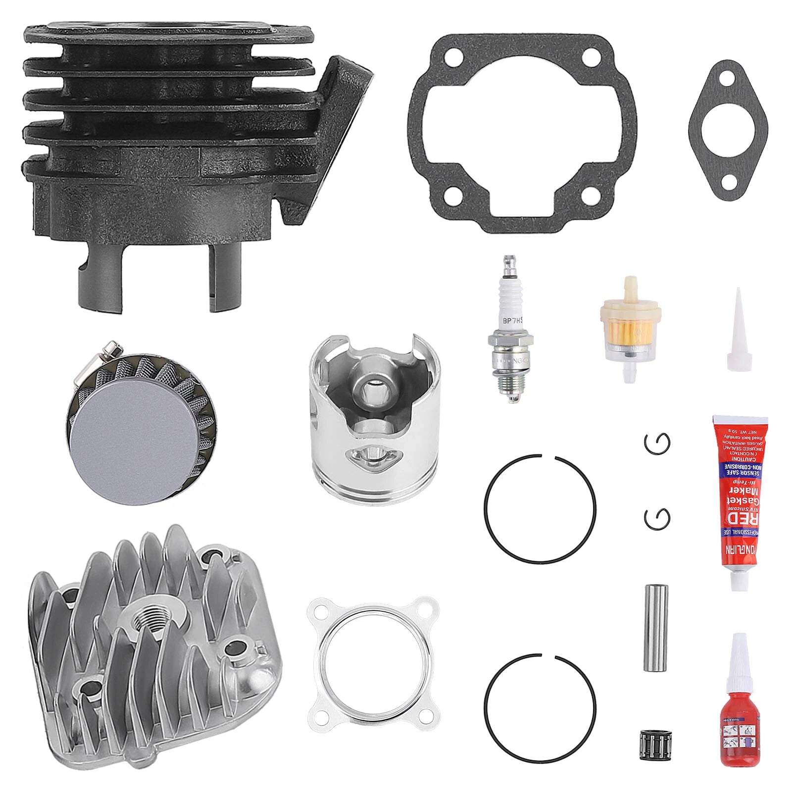 70cc Big Bore Cylinder Kit for Yamaha Zuma YW50 (2002–2011)