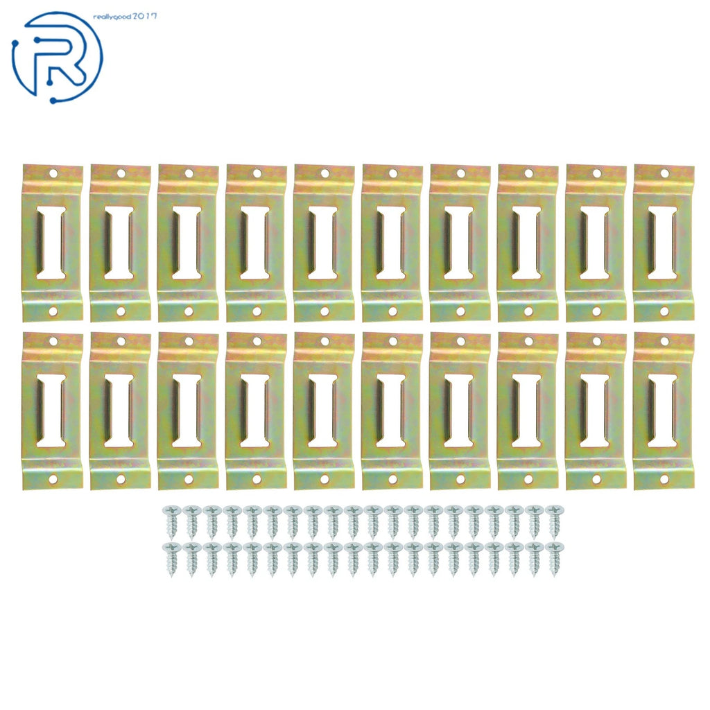 20 Pack E Track Tie Down Slots for Trailers Trucks