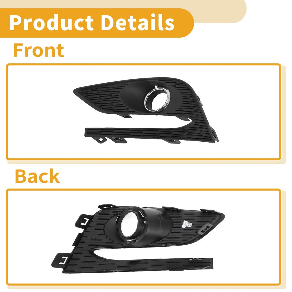 1 Pc Fog Light Grill for Chevrolet Cruze (2016–2019) No. 23422709