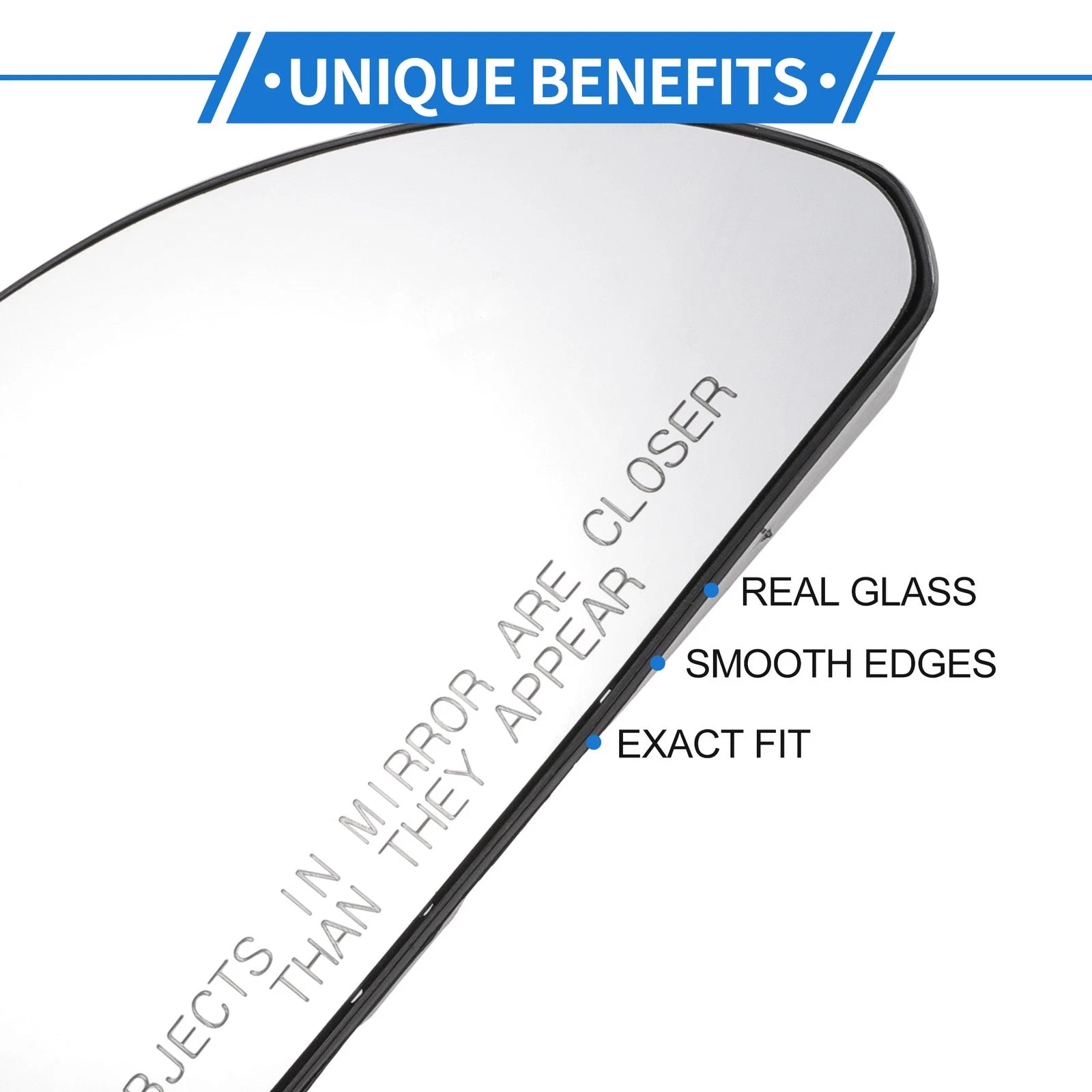 Heated Right Passenger Side Mirror Glass for Chevy Impala (2006–2013)