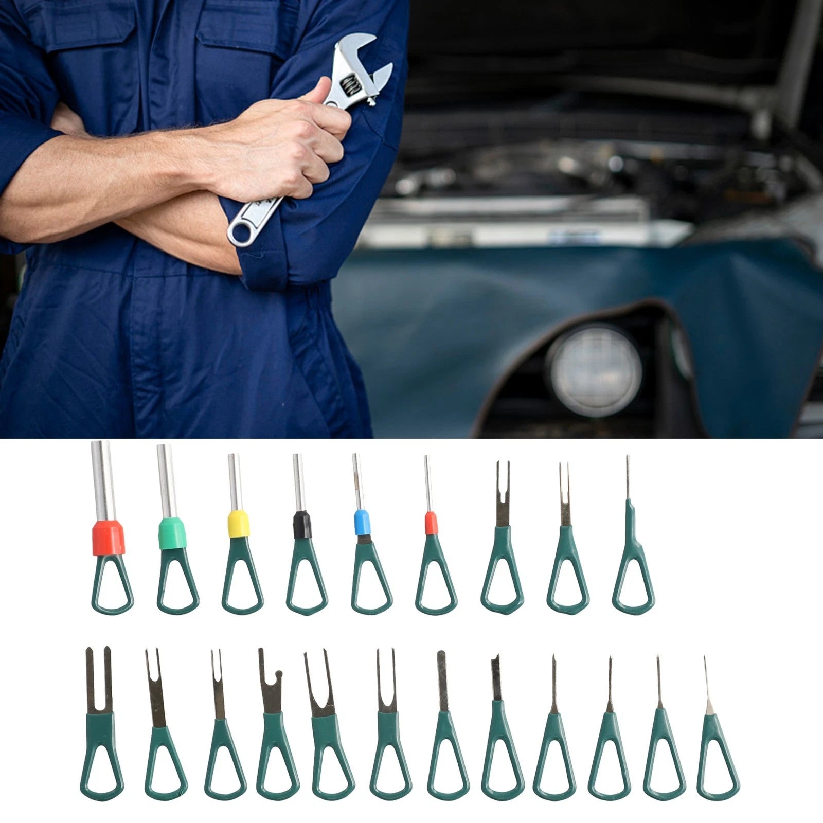 21 Piece Car Wire Connector Pin Removal Tool Set for Automotive