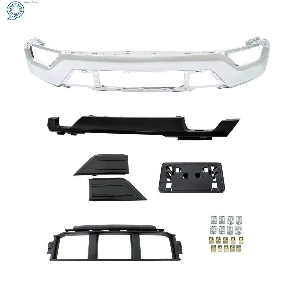 Front Bumper Face Bar for Ford F-150 (2021–2023) Steel, 6PCS