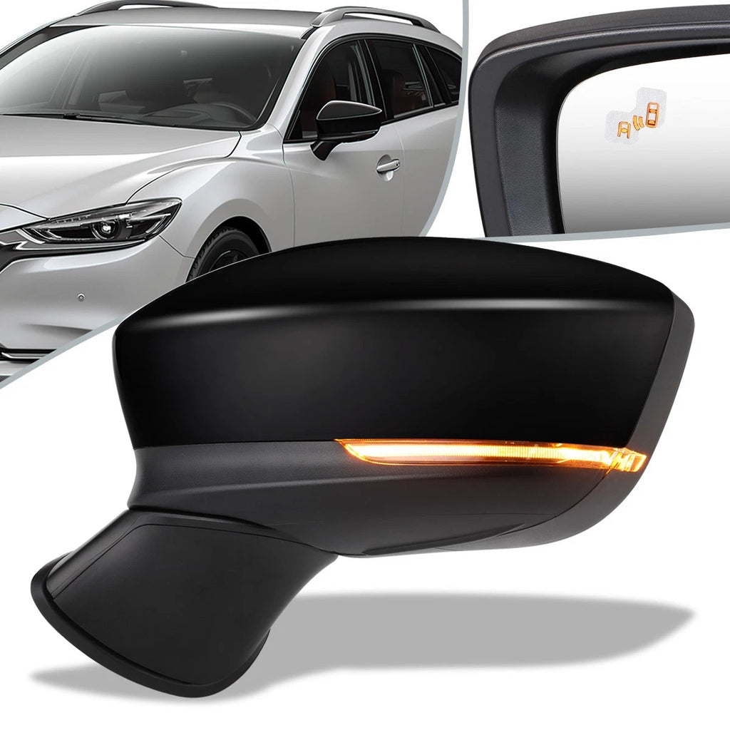 Left Turn Signal Heated Side Door Mirror for Mazda 6 (2017–2020) MA1320219