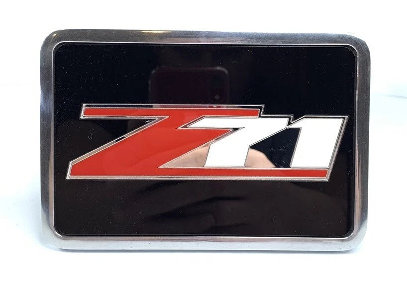 Tow Hitch Cover Premium Aluminum 2 Inch for Chevrolet Z71 (2011–2018)