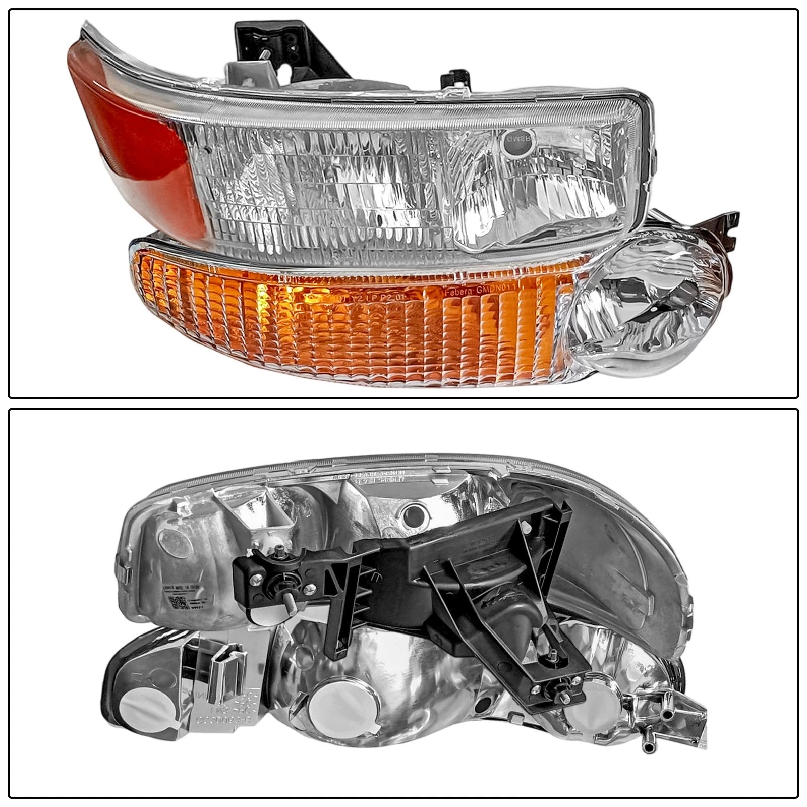 Headlight Kit for GMC Sierra 1500, Yukon (2001-2006)