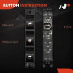 Power Window Switch for BMW 323Ci 325Ci 330Ci M3 (2000-2006)