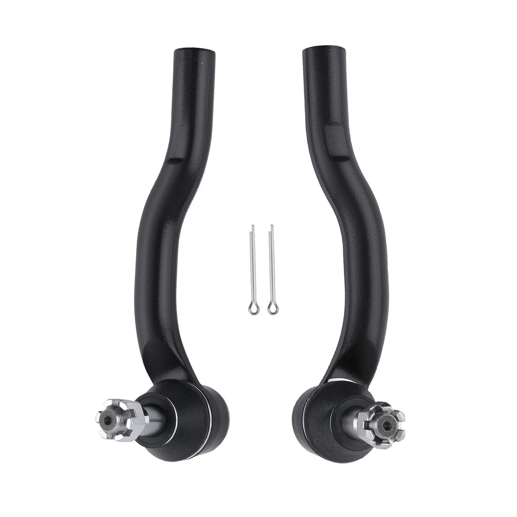 Pair Front Outer Tie Rod Ends for Infiniti EX35 G25 G35 M35 M37 Q50 Q60 QX50 (2008–2020)