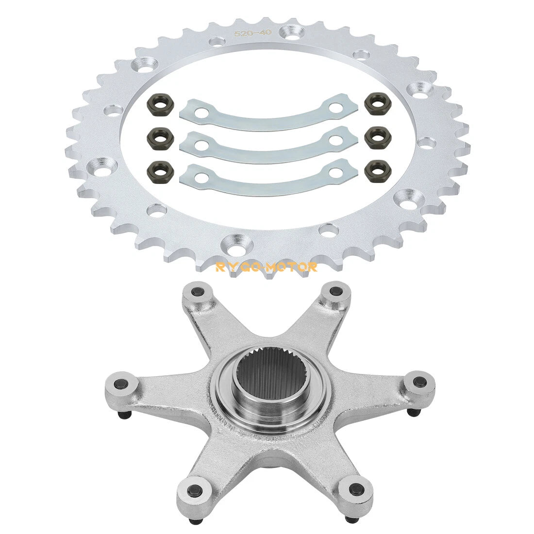 Rear Sprocket & Hub Assembly for Yamaha Raptor 660R (2001–2005)