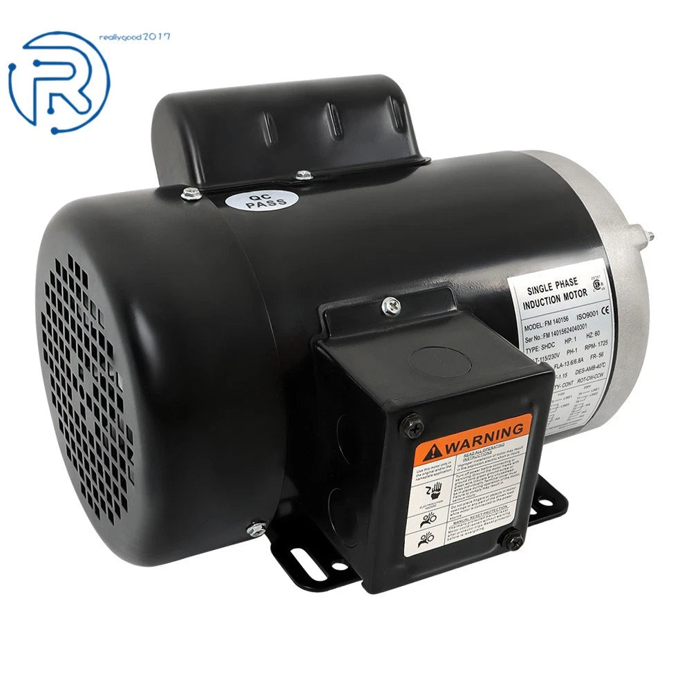 1 HP Farm Duty Motor for Various Applications (115V/230V)