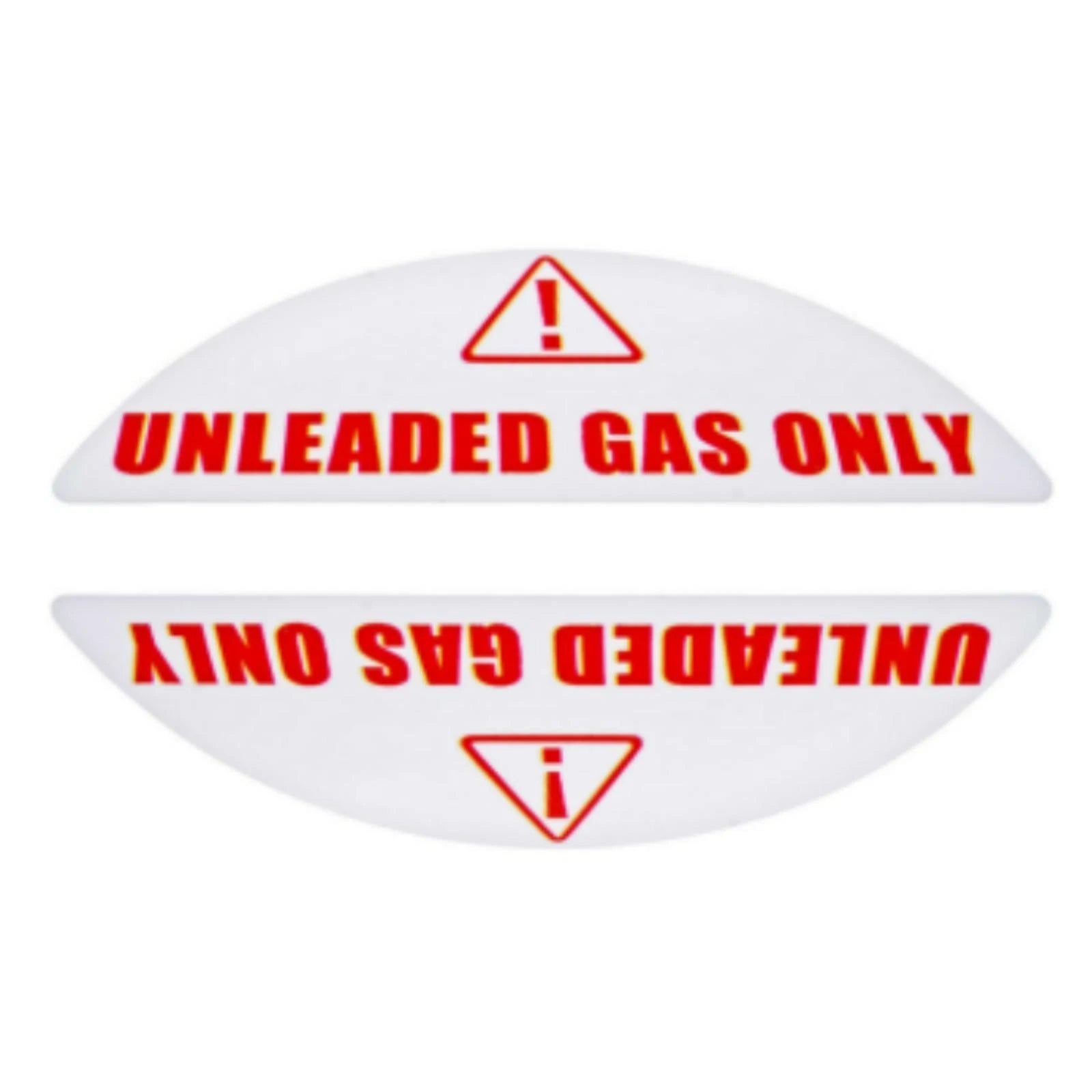 Set of 16 Universal Gas Cap Fuel Labels for Rental Cars
