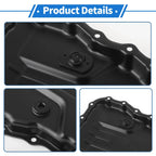Engine Oil Pan for Hyundai Elantra 2007-2012 Aluminum Alloy Black