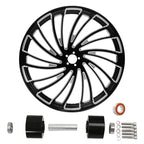 23" Front Wheel Rim & Dual Disc Hub for Harley Touring ABS (2008–2025)