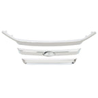 Set of 3 Chrome Grille Molding Trim for Ford Fusion (2010–2012)