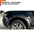 Raptor Grey Wildtrak Fender Flares for Ford Ranger PX3 (2018-2021)