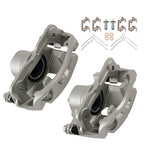 Front Disc Brake Calipers Set for Honda Civic (2012–2015) CR-Z (2011–2015) w/Bracket