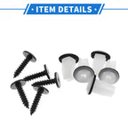Set of 5 Fender Liner Splash Shield Bumper Cover Screw Kit for Honda Accord 