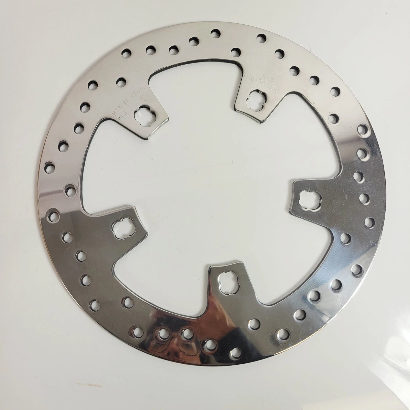 Polished Chrome Front Brake Rotor for Harley-Davidson Touring (2009–Present) 41500094