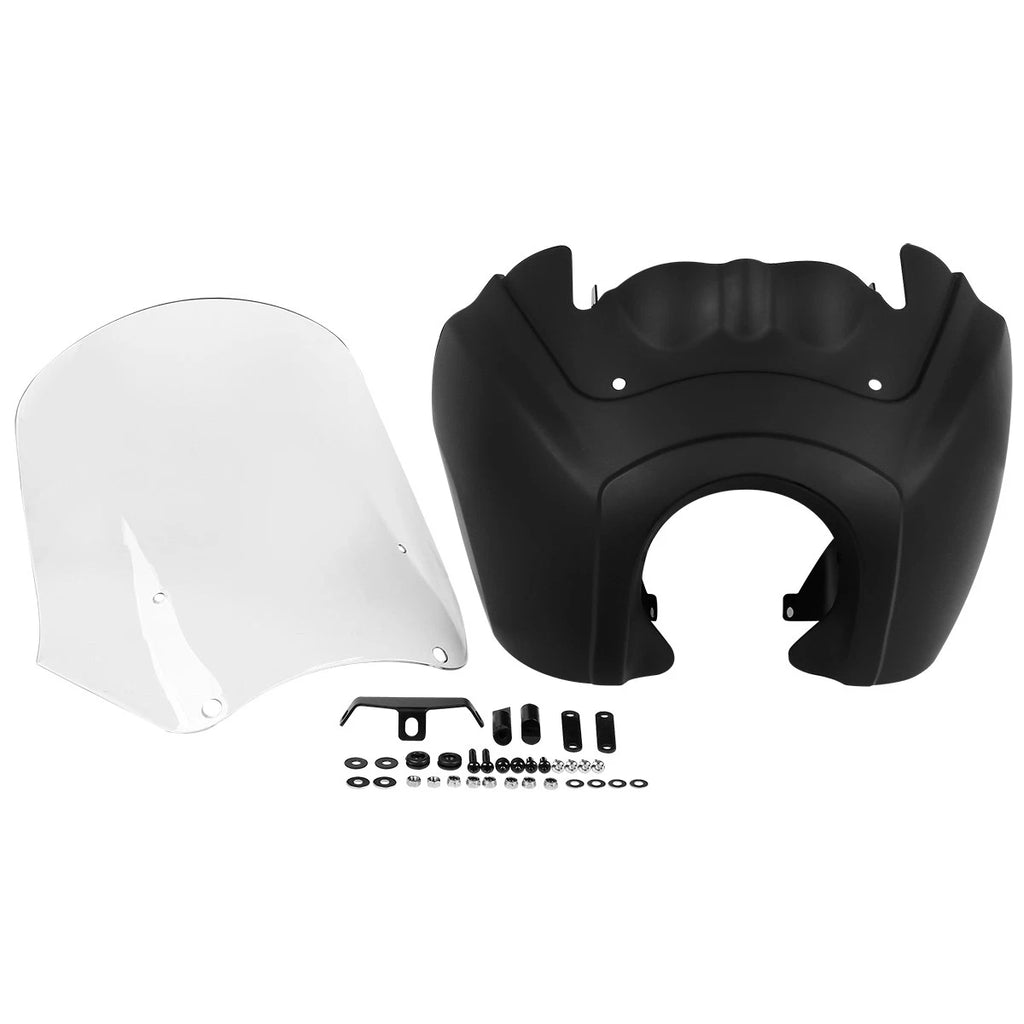 Front Upper Fairing Windshield for Harley Dyna FXDF (2006–2017)