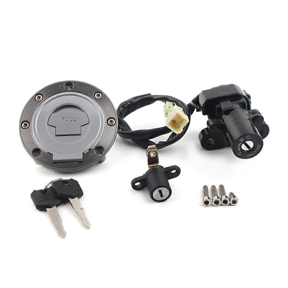 Ignition Switch Fuel Gas Cap Seat Lock Key for Yamaha FZ09 FZ07 FZ1 FZ6 FZ8 (2013–2020)