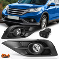 Left Driver Side Headlight Lamp for Honda Pilot (2009–2011) Chrome/Amber